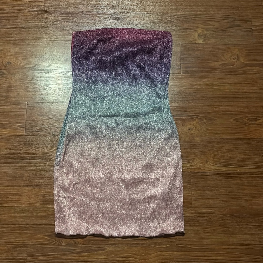 Sheer Mini Bodycon Dress